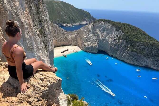 Meilleurs tours et expériences à Zakynthos Greece 18 Zakynthos Shipwreck Beach with Blue Caves Land and Sea Tour - Zakynthos Greece
